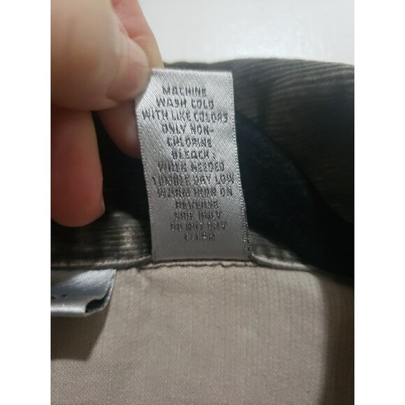 Chicos Trucker Jacket Velour Grey Size 1 Stretch Soft Pockets Medium - Picture 7 of 9